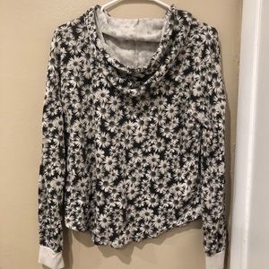 Black Daisy Hoodie